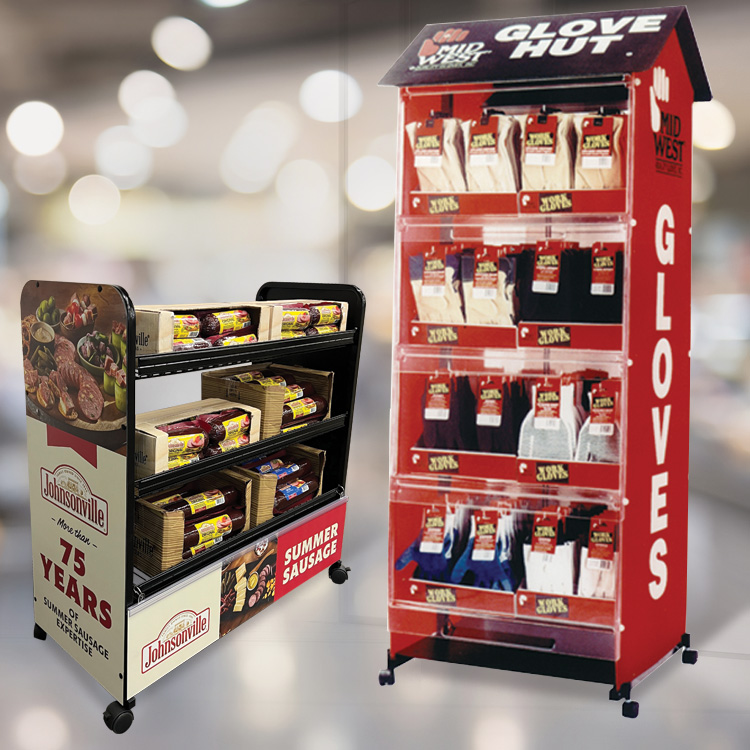Modified stock basket display example