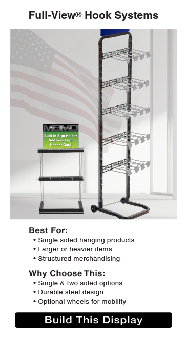 Full View Hanging Hook Systems