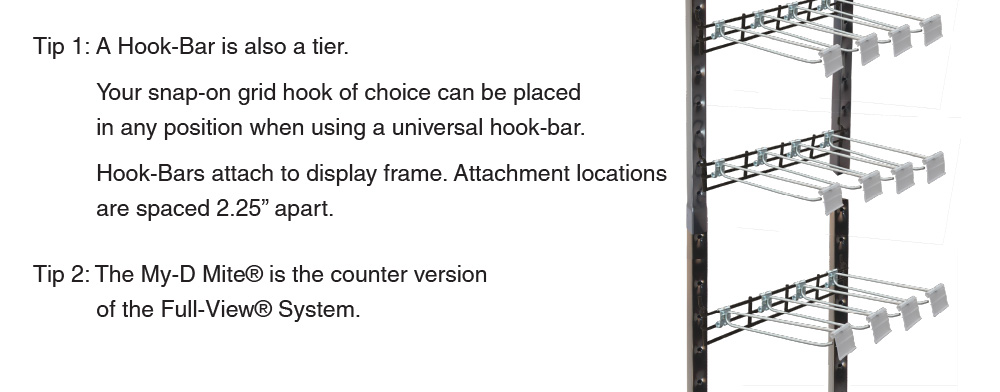 A Hook Bar Creates a Tier